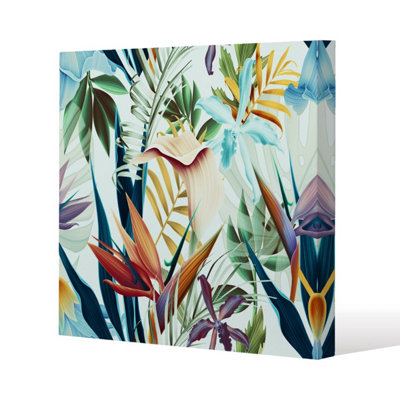 Andrew Lee Tropical Plants (Canvas Print) / 101 X 101 X 4Cm from B&Q