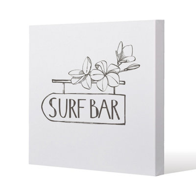Andrew Lee Surf Bar (Canvas Print) / 101 X 101 X 4Cm from B&Q