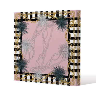 Andrew Lee Chains (Canvas Print) / 101 X 101 X 4Cm from B&Q
