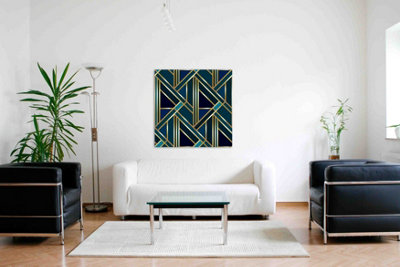 Andrew Lee Golden Art Deco (Canvas Print) / 101 X 101 X 4Cm from B&Q