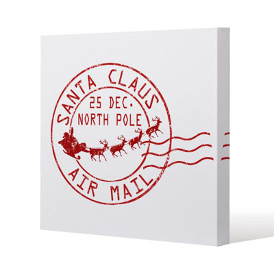 Andrew Lee Santa Claus Air Mail (Canvas) / 101 X 101 X 4Cm from B&Q