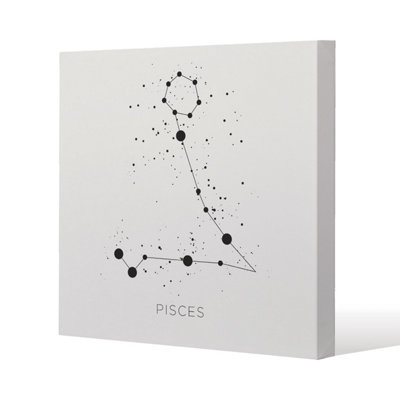 Andrew Lee Star Constellation Zodiac Pisces (Canvas) / 101 X 101 X 4Cm from B&Q