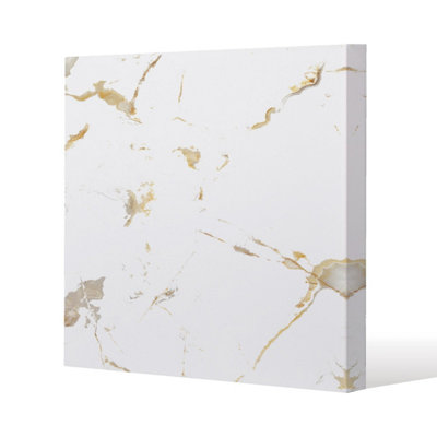 Andrew Lee Gold Marble (Canvas Print) / 101 X 101 X 4Cm from B&Q