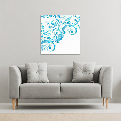 Andrew Lee Swirls (Canvas Print) / 101 X 101 X 4Cm from B&Q