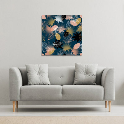 Andrew Lee Maple Leaves (Canvas Print) / 101 X 101 X 4Cm from B&Q