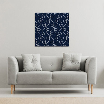 Andrew Lee Swirled Rope (Canvas Print) / 101 X 101 X 4Cm from B&Q