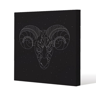 Andrew Lee Aries Zodiac Sign (Canvas) / 101 X 101 X 4Cm from B&Q