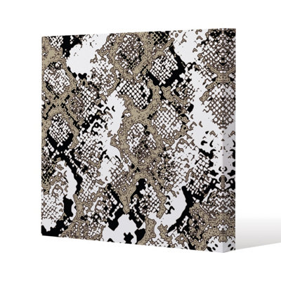 Andrew Lee Grunge Pattern (Canvas Print) / 101 X 101 X 4Cm from B&Q