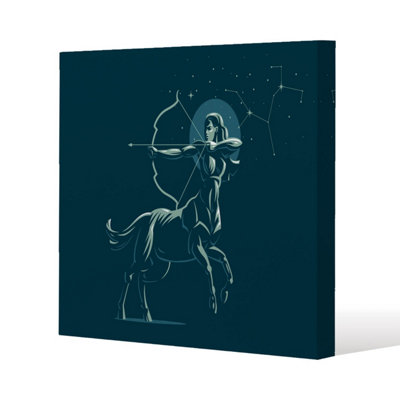 Andrew Lee Zodiac Sagittarius (Canvas) / 101 X 101 X 4Cm from B&Q