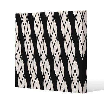 Andrew Lee Geometric Rope Pattern (Canvas Print) / 101 X 101 X 4Cm from B&Q