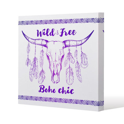 Andrew Lee Boho Chic Native American (Canvas Print) / 101 X 101 X 4Cm from B&Q