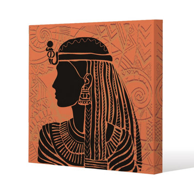Andrew Lee Egyptian Women On Orange (Canvas Print) / 101 X 101 X 4Cm from B&Q