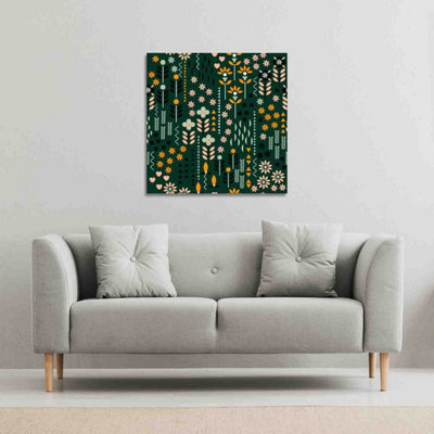 Andrew Lee Selection Of Flowers Print (Canvas Print) / 101 X 101 X 4Cm from B&Q