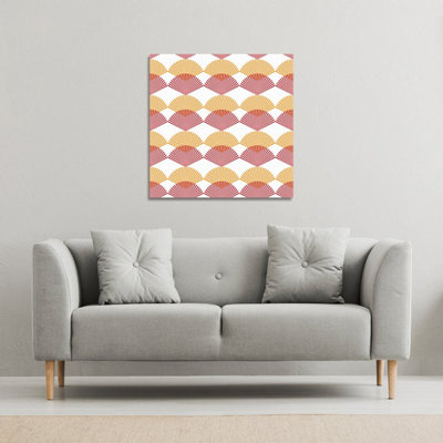Andrew Lee Geometric Sea Shells (Canvas Print) / 101 X 101 X 4Cm from B&Q