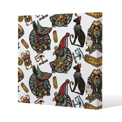Andrew Lee Queen Cleopatra. History Background (Canvas Print) / 101 X 101 X 4Cm from B&Q