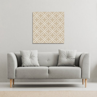 Andrew Lee Cross Ornament Pattern (Canvas Print) / 101 X 101 X 4Cm from B&Q