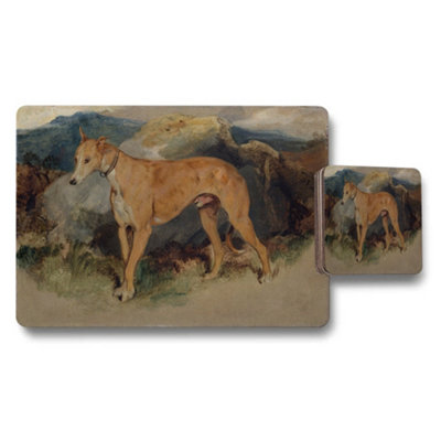 B&Q -  Classic Horse Painting Placemat And Coaster Set For Dining Tables