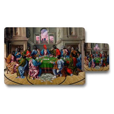 B&Q -  The Last Supper Placemats And Coasters Set For Dining Table