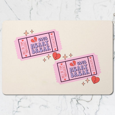Benjamin Tate Design Durable Placemat And Coaster Set For Modern Dining Tables from B&Q