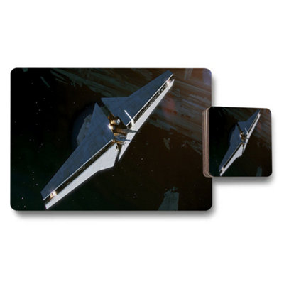 B&Q -  Spacecraft Placemats And Coasters Set For Space Themed Dining