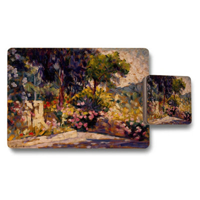 B&Q -  Impressionist Garden Path Placemat And Coaster Set For Table