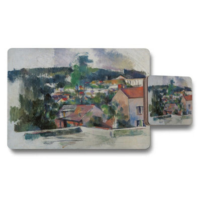 B&Q -  Impressionist Town Landscape Placemat And Coaster Set