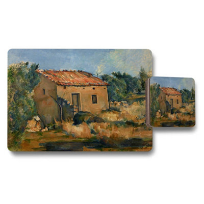 Benjamin Tate Design Rustic Cottage By The River Placemat And Coaster Set from B&Q