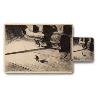 B&Q -  Vintage Sketch Placemats And Coaster Set With Classic Monochrome Artwork