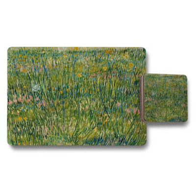 Benjamin Tate Design Impressionist Field Of Wildflowers Placemat And Coaster Set from B&Q