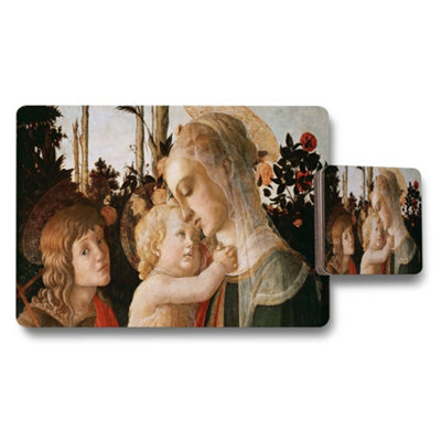 B&Q -  Religious Madonna And Child Placemat And Coaster Set