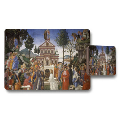 B&Q -  Renaissance Style Placemat And Coaster Set For Table Decor