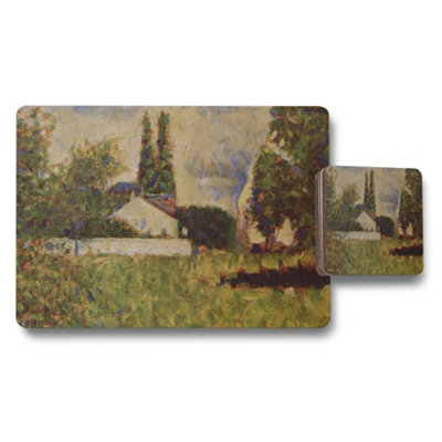 Benjamin Tate Design Impressionist Landscape Placemats And Coasters Set from B&Q