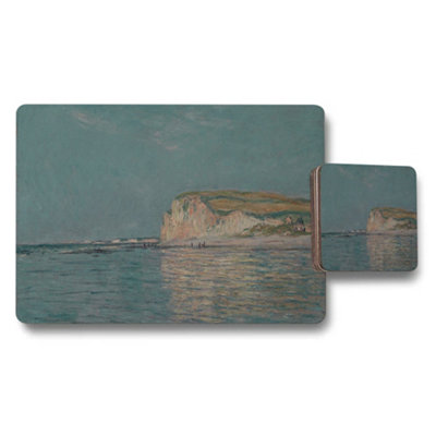 Benjamin Tate Design Cliffs And Sea Seascape Placemat And Coaster Set Collection from B&Q