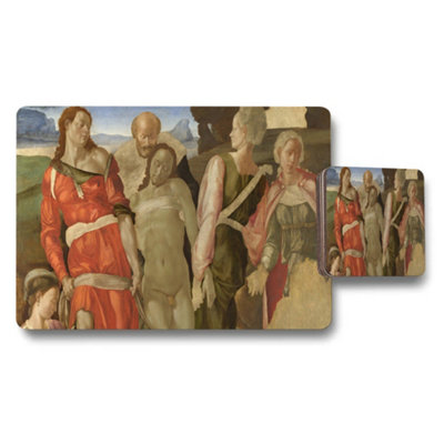 B&Q -  Renaissance Style Placemat And Coaster Set Art Print