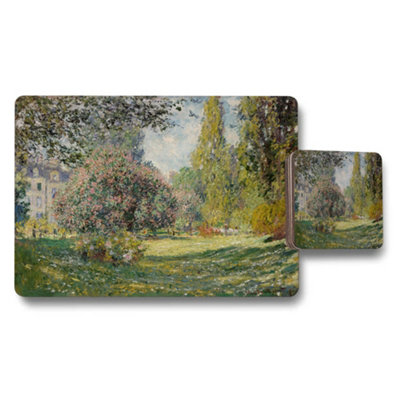 B&Q -  Impressionist Garden Landscape Placemat And Coaster Set