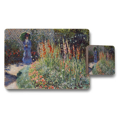 B&Q -  Impressionist Garden Path Placemats And Coasters Set