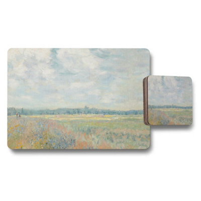 B&Q -  Impressionist Landscape Placemats And Coaster Set Artwork