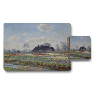 Benjamin Tate Design Impressionist Landscape Placemats And Coasters Set For Dining Table from B&Q