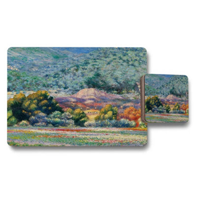 B&Q -  Impressionist Landscape Placemat And Coaster Set Artwork