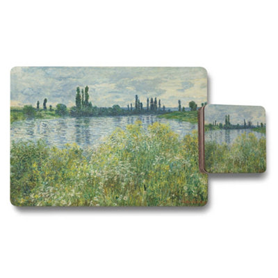 B&Q -  Impressionist Lake Landscape Placemat And Coaster Set