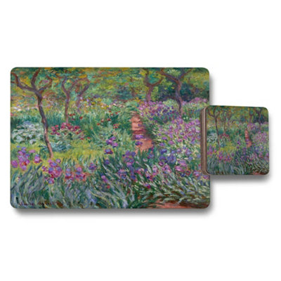 B&Q -  Impressionist Garden Path Placemats And Coasters Set
