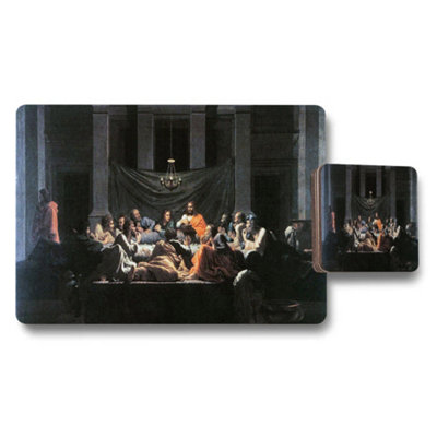 B&Q -  The Last Supper Placemats And Coasters Set For Dining Table