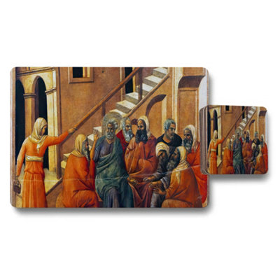 B&Q -  Biblical Apostles Artwork Placemat And Coaster Set