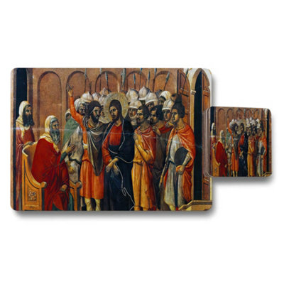B&Q -  Last Supper Placemats And Coaster Set For Table Decor