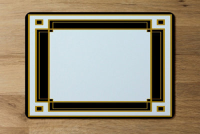 Benjamin Tate Design Placemat And Coaster Set Premium Table Accessories For Dining from B&Q