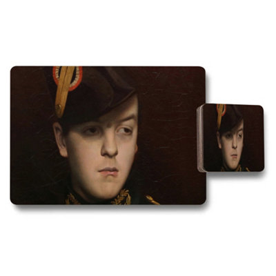Benjamin Tate Design Vintage Portrait Placemats And Coasters Set With Artwork from B&Q