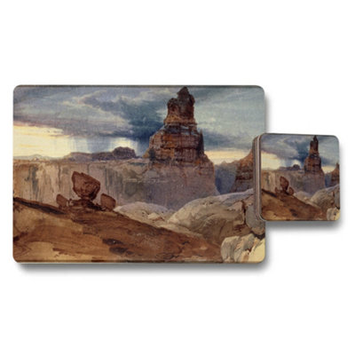 B&Q -  Desert Canyon Landscape Placemats And Coasters Set