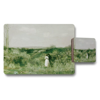 Benjamin Tate Design Placemat Coaster Set Designer Artwork Collection Elite from B&Q