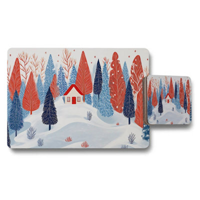 Benjamin Tate Design Designer Artwork Placemats Coasters Set Exclusive from B&Q