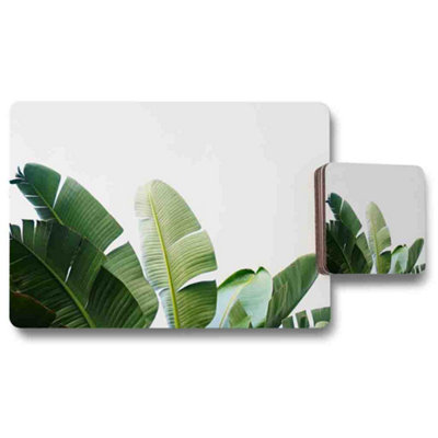 B&Q -  Placemat And Coaster Set Of Twelve With Designer Artwork And Wood Bottom Limited Edition